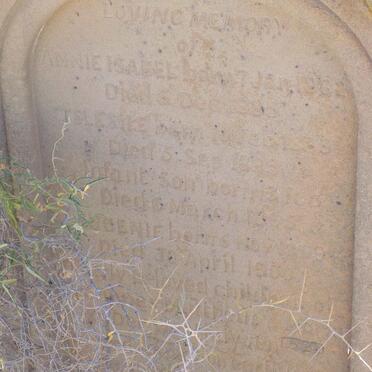 WESTHUYSEN Annie Isabel, van der 1882-1885 :: VAN DER WESTHUYSEN Telesile 1883-1883