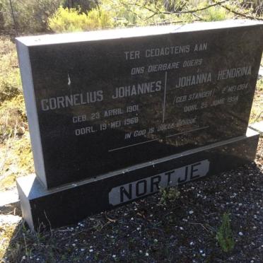 NORTJE Cornelius Johannes 1901-1968 &amp; Johanna Hendrina STANDER 1904-1954