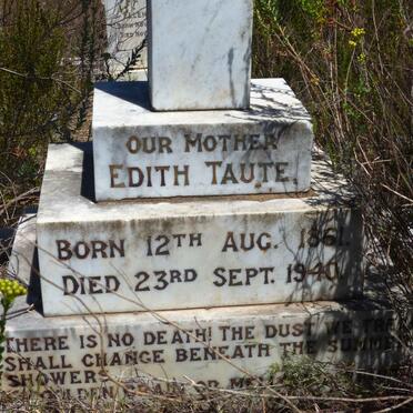 TAUTE Edith 1861-1940