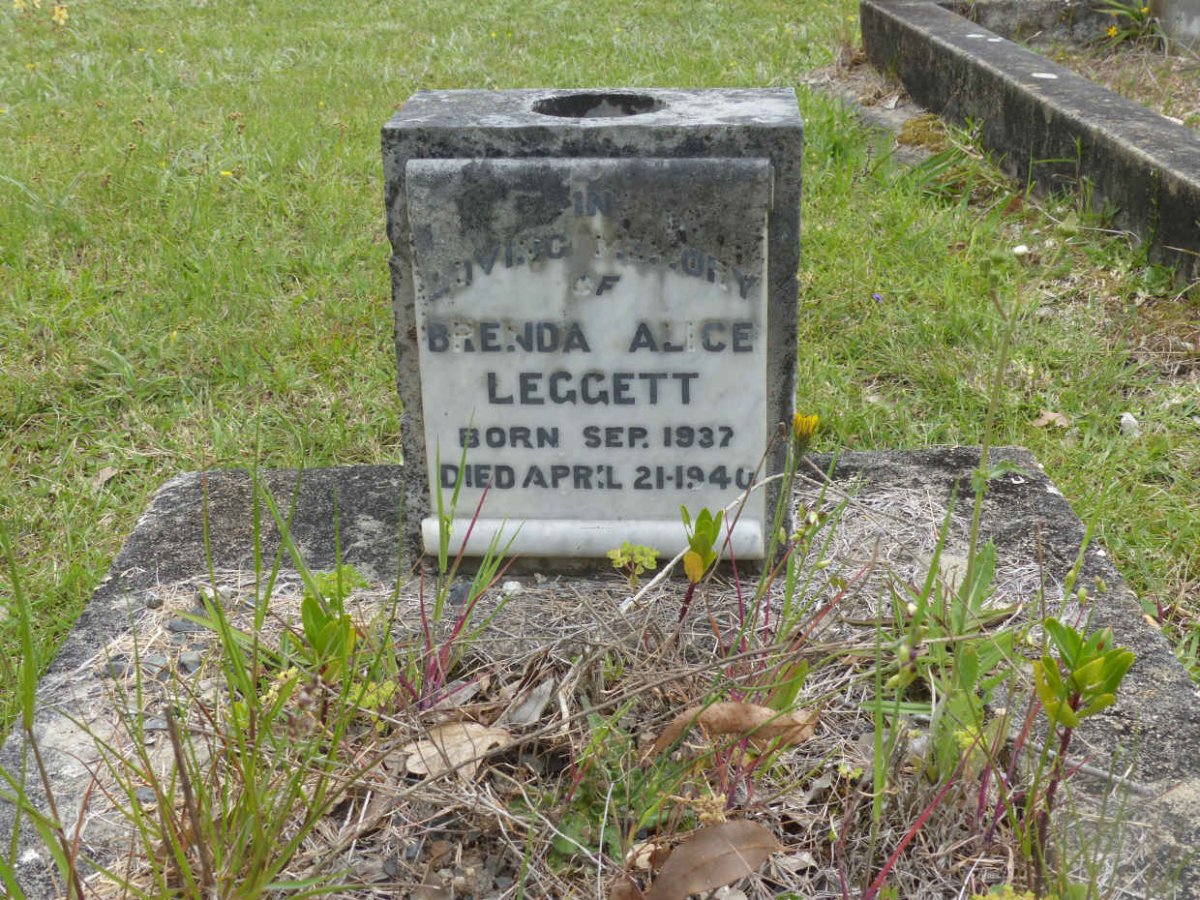 LEGGETT Brenda Alice 1937-1940