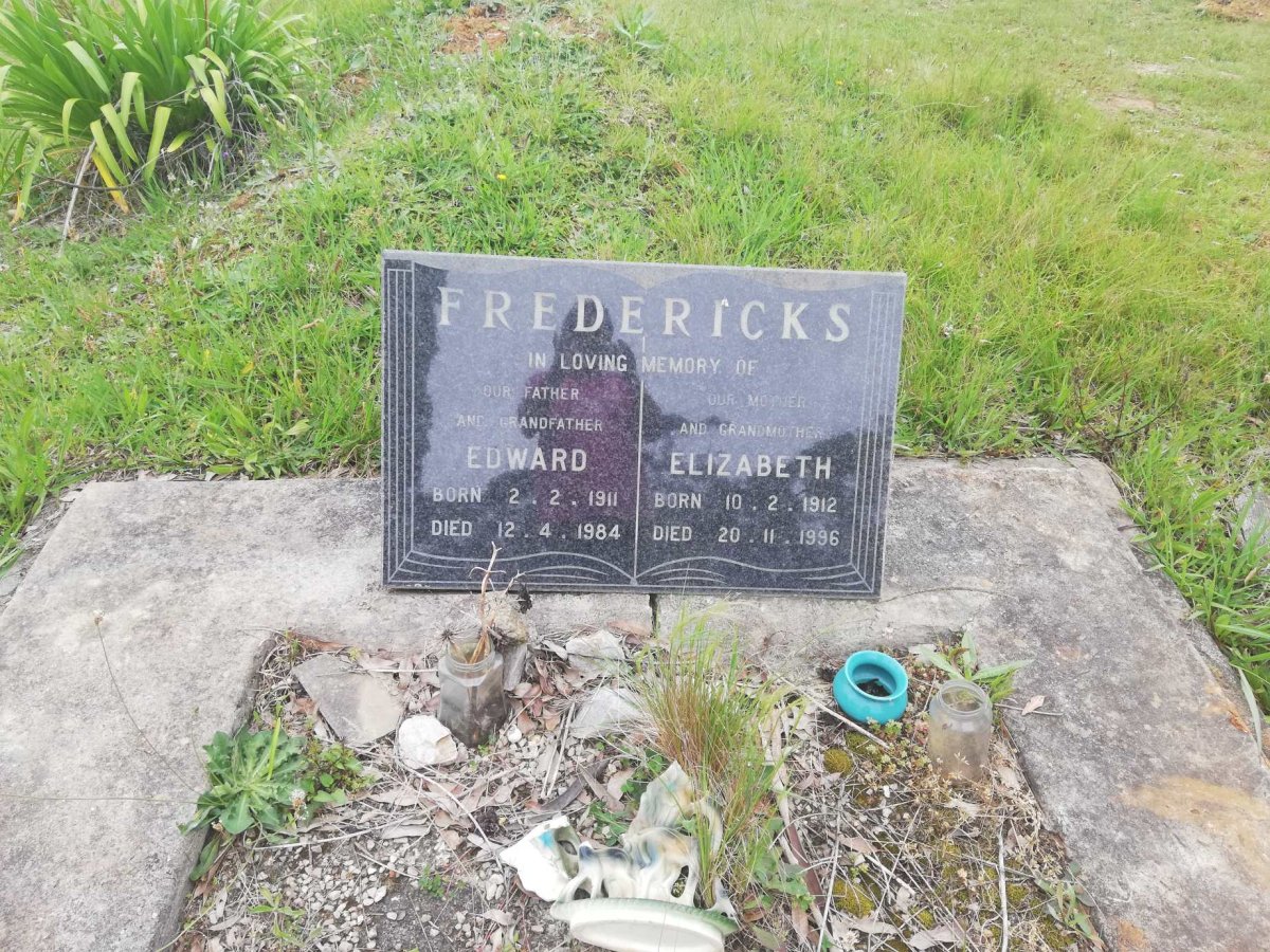 FREDERICKS Edward 1911-1984 & Elizabeth 1912-1996