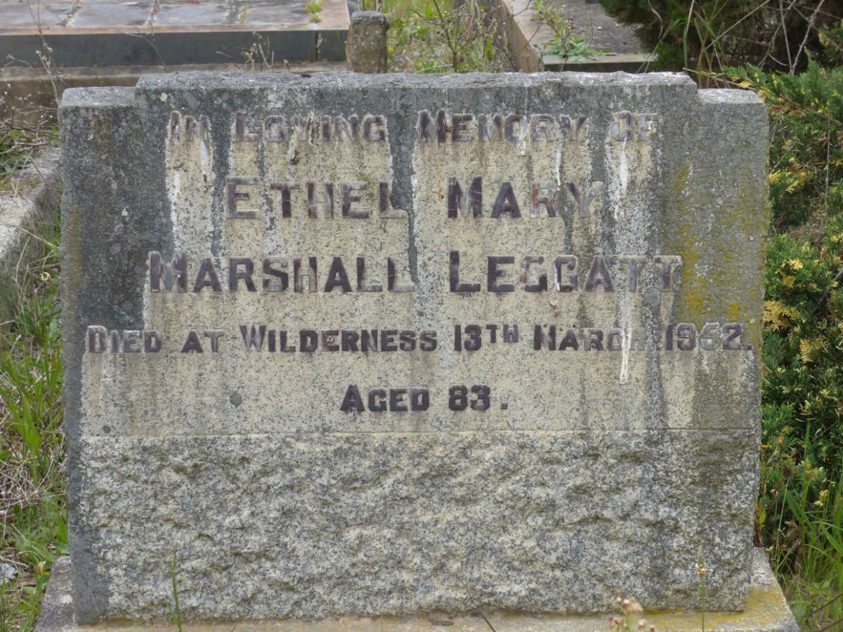 LEGGATT Ethel Mary Marshall -1952