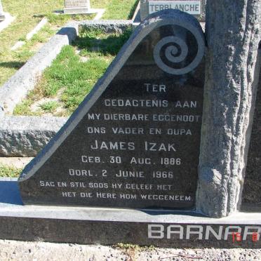 BARNARD James Izak 1886-1966 &amp; Maria Magdalena 1889-1981