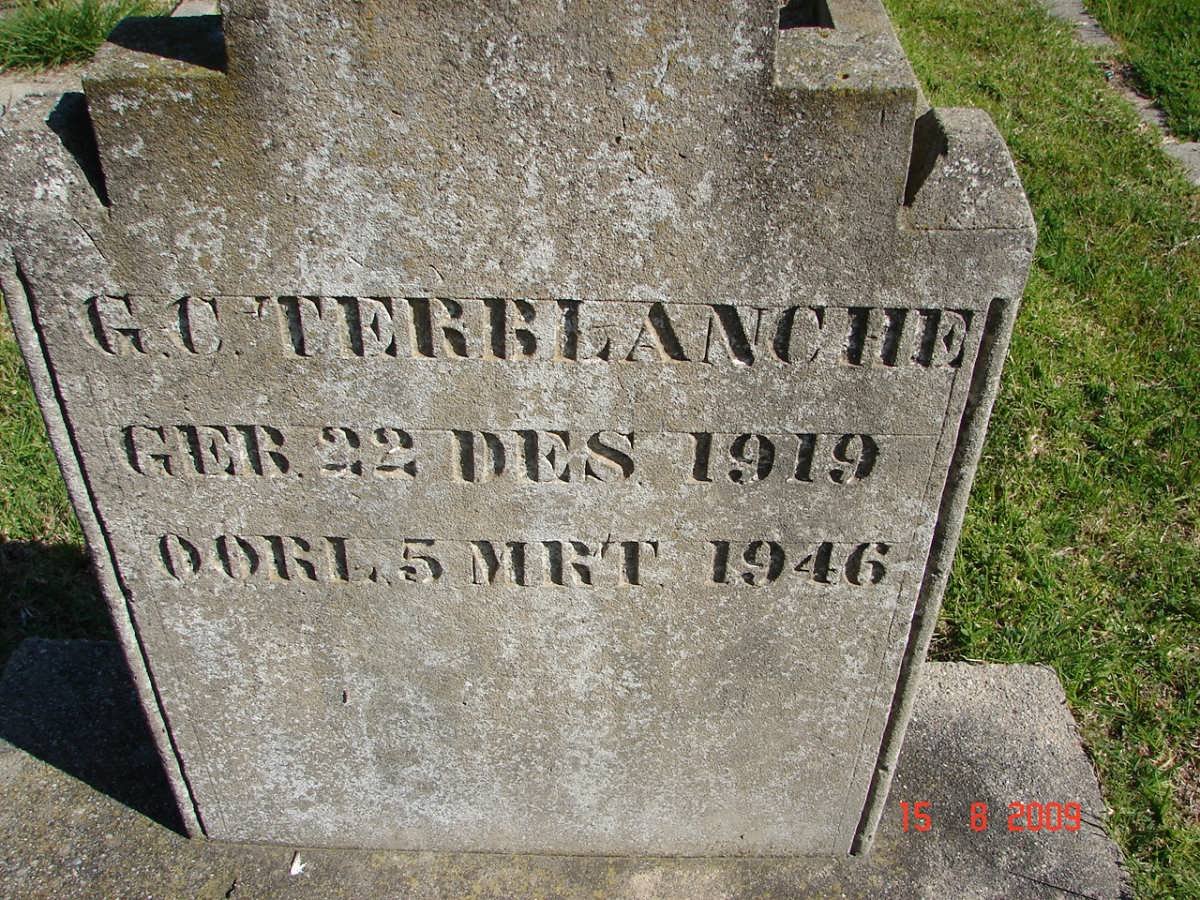 TERBLANCHE G.C. 1919-1946