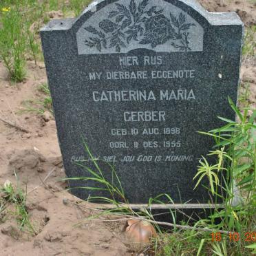 GERBER Catherina Maria 1898-1955