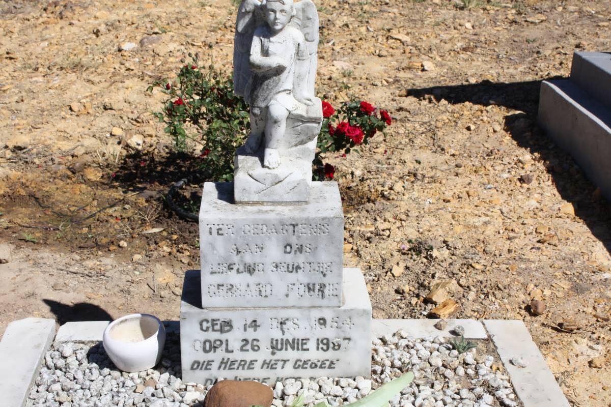 FOURIE Gerhard 1954-1957