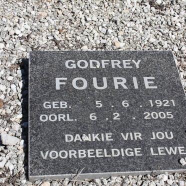 FOURIE Godfrey 1921-2005