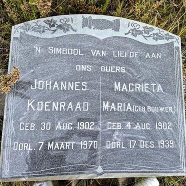 STANDER Johannes Koenraad 1902-1970 & Magrieta Maria BOUWER 1902-1939_1