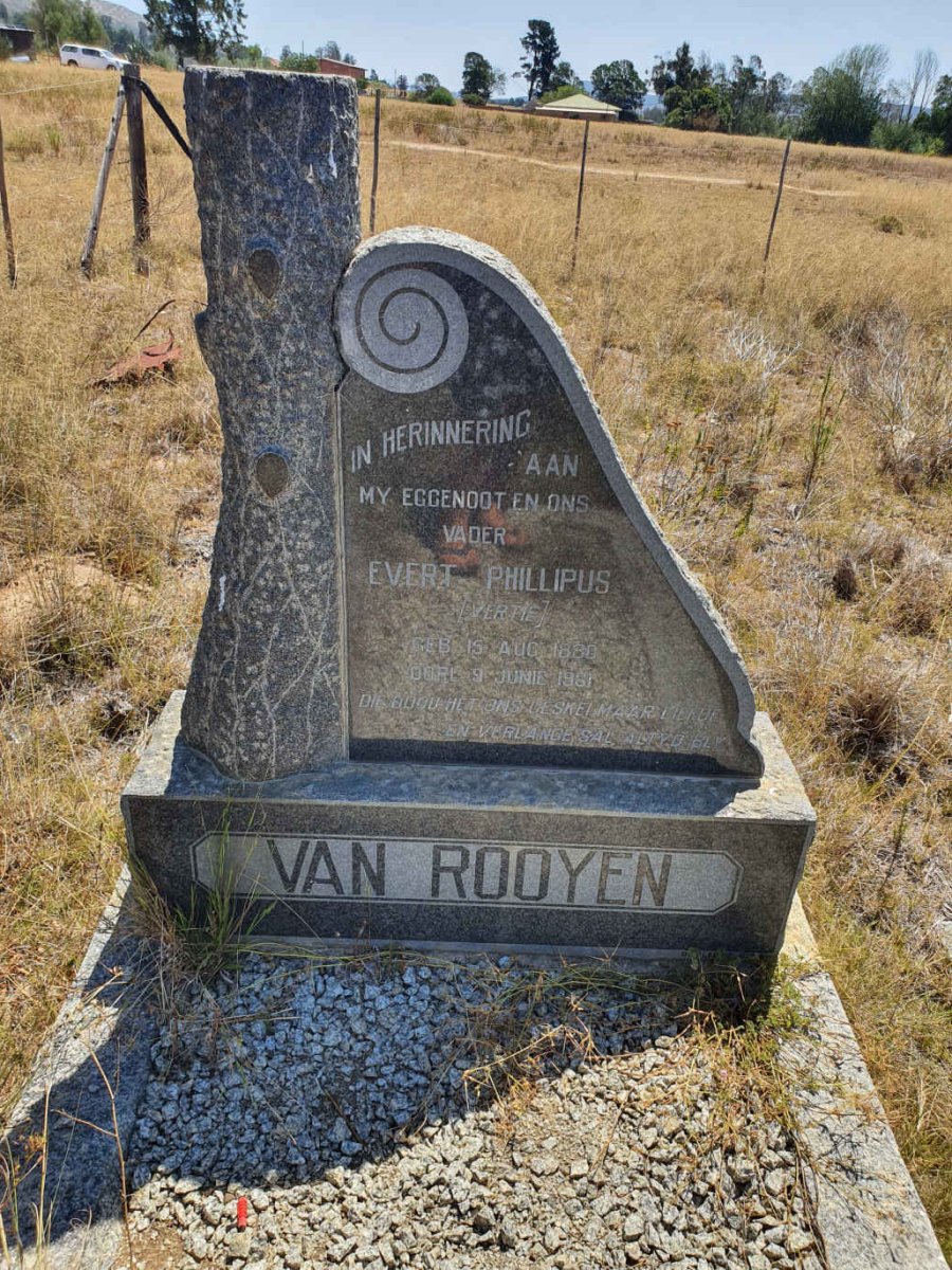 ROOYEN Evert Phillipus, van 1880-1961