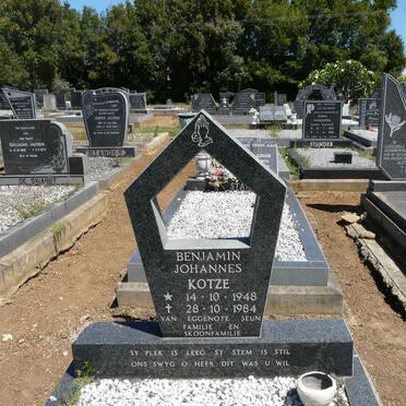 KOTZE Benjamin Johannes 1948-1984