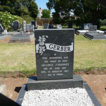 GERBER Jacobus Johannes 1900-1987