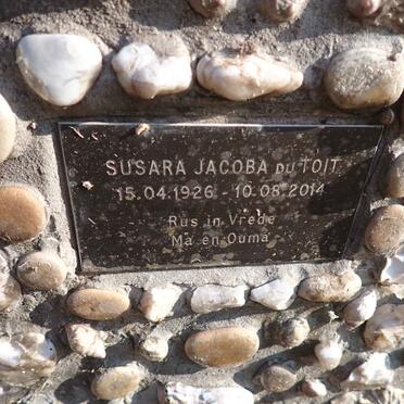TOIT Susara Jacoba, du 1926-2014