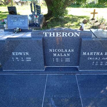 THERON Edwin 1928-2001 & Martha Burger MALAN 1929-2020 :: THERON Nicolaas Malan 1960-2002