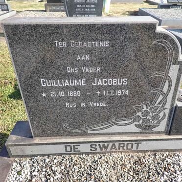SWARDT Guilliaume Jacobus, de 1880-1974