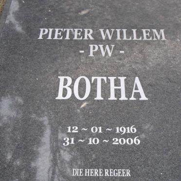 BOTHA Pieter Willem 1916-2006