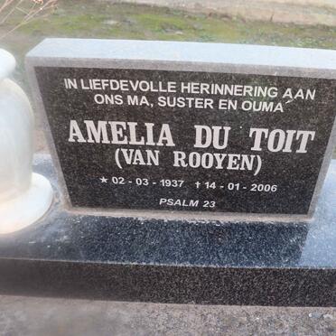 TOIT Amelia, du nee VAN ROOYEN 1937-2006