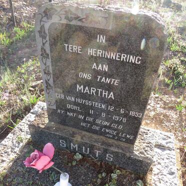 SMUTS Martha nee VAN HUYSSTEEN 1893-1978