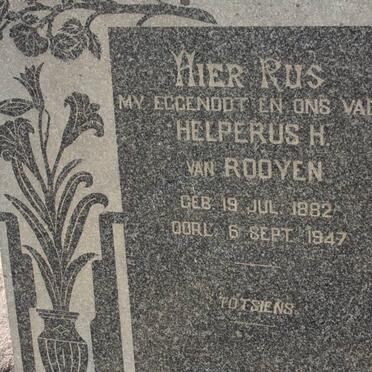 ROOYEN Helperus H., van 1882-1947