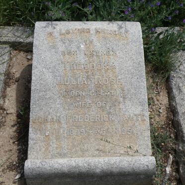 TAUTE Theodora Julia Rose nee GUEST 1879-1951