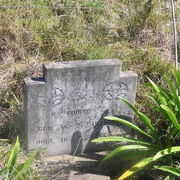 FOURIE N. 1922-1947