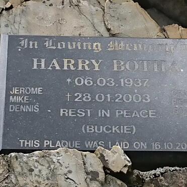 BOTHA Harry 1937-2003 _2