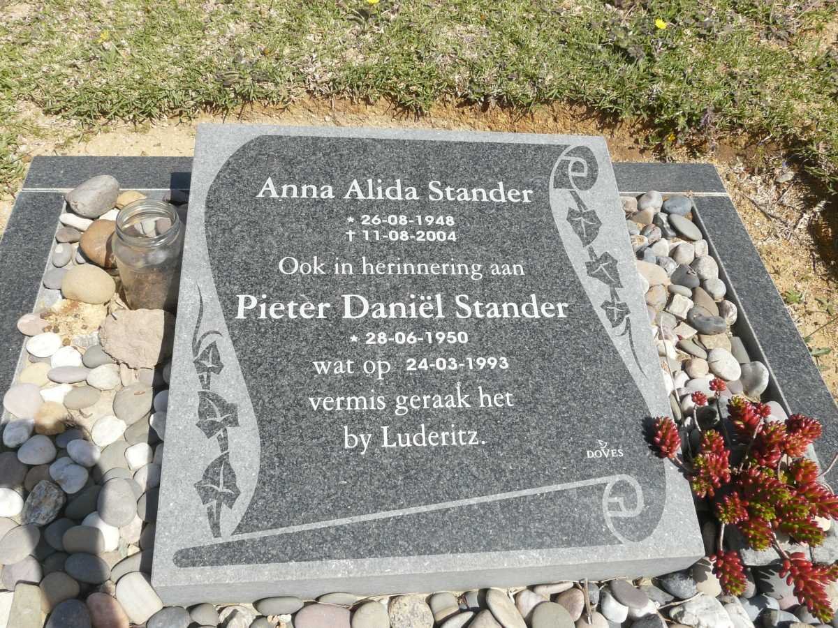 STANDER Pieter Daniel 1950-1993 & Anna Alida 1948-2004