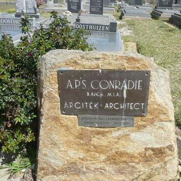 CONRADIE Albertus Petrus Snyman 1925-1999