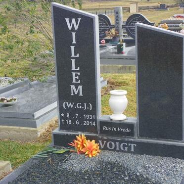 VOIGT Willem Godlieb Jacob 1931-2014