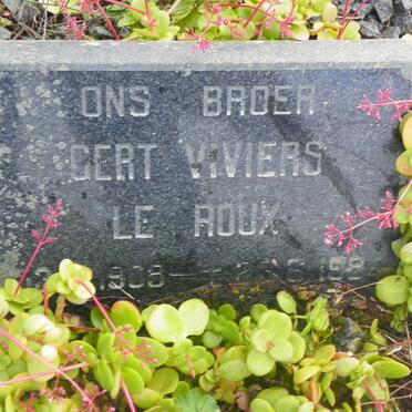 ROUX Gert Viviers, le 1908-1984