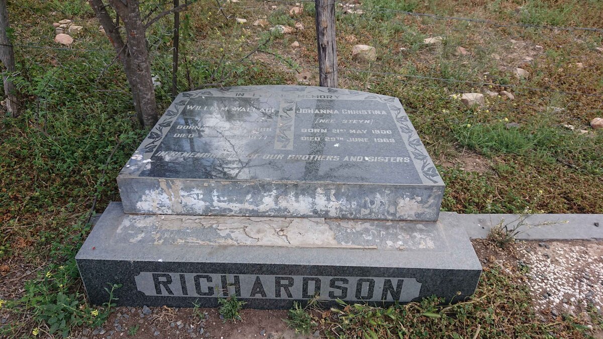 RICHARDSON William Wallace 1888-1977 & Johanna Christina STEYN 1900-1969 _1