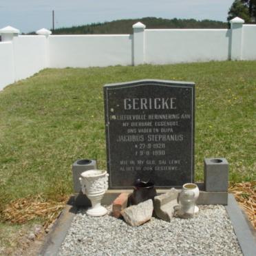 GERICKE Jacobus Stephanus 1920-1990