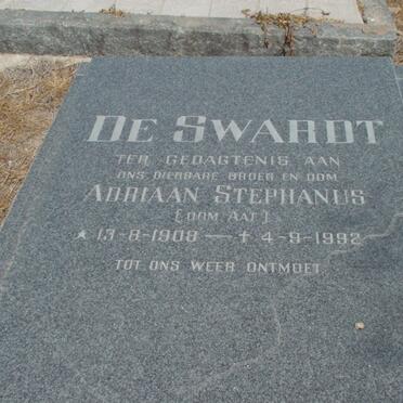 SWARDT Adriaan Stephanus, de 1908-1992