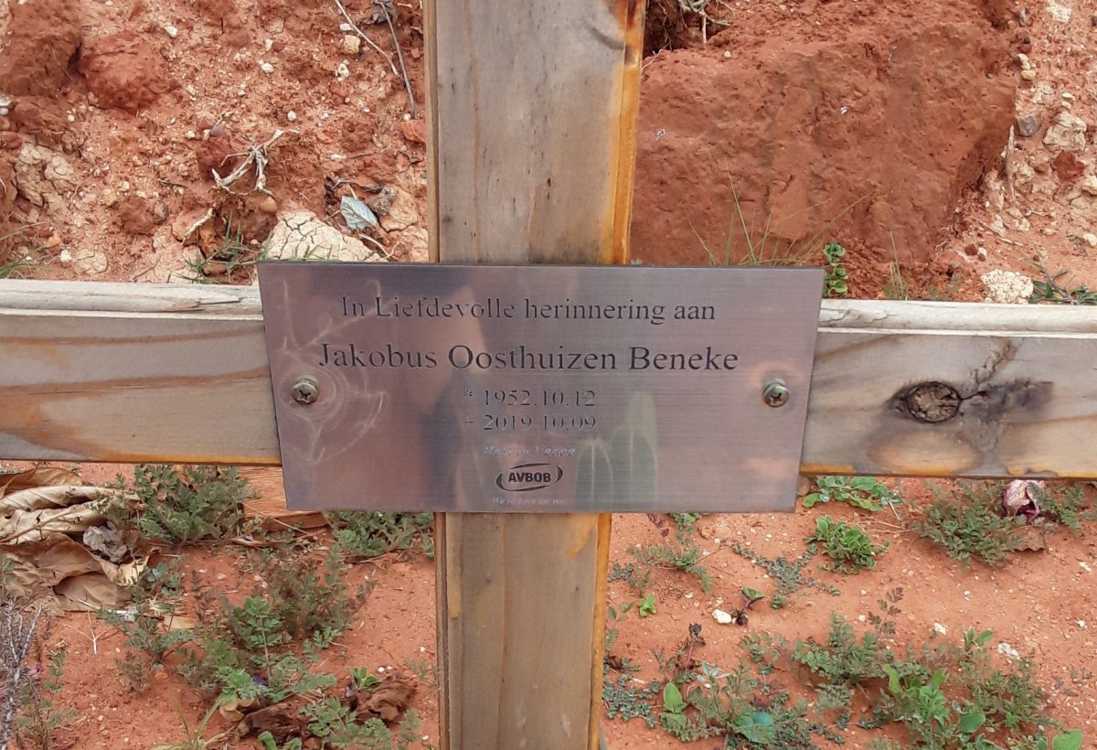 BENEKE Jakobus Oosthuizen 1952-2019