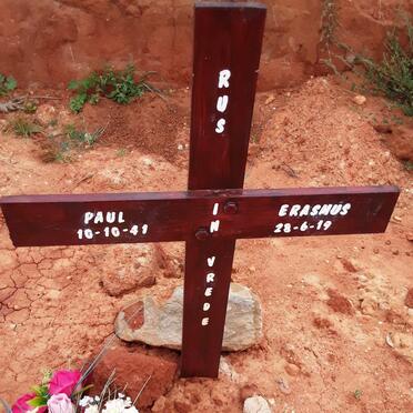 ERASMUS Paul 1941-2019