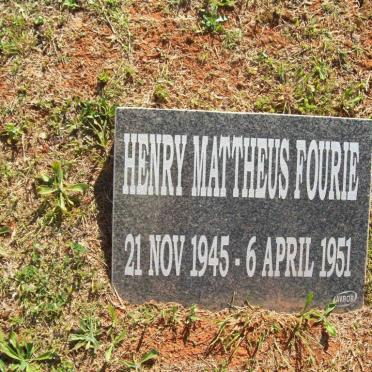 FOURIE Henry Mattheus 1945-1951