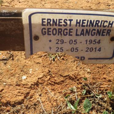 LANGNER Ernest Heinrich George 1954-2014