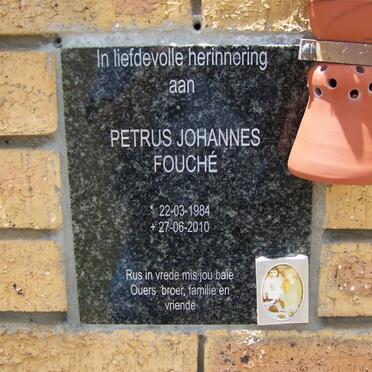 FOUCHE Petrus Johannes 1984-2010