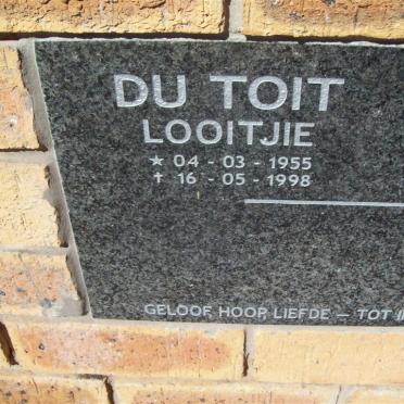 TOIT Looitjie, du 1955-1998