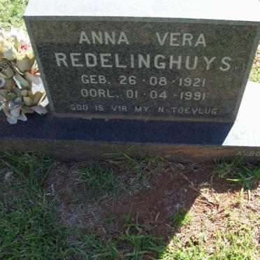 REDELINGHUYS Anna Vera 1921-1991
