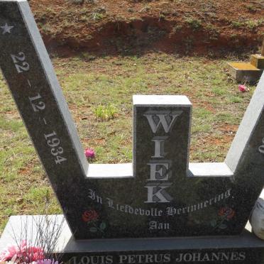 WIEK Louis Petrus Johannes 1934-2000