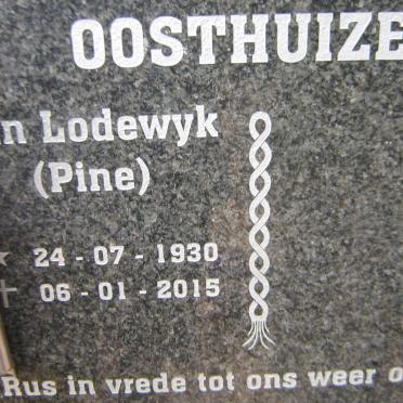 OOSTHUIZEN Jan Lodewyk 1930-2015