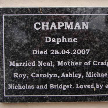 CHAPMAN Daphne -2007