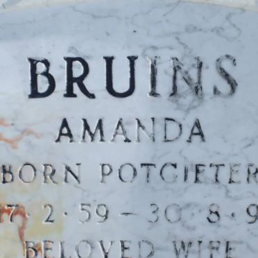 BRUINS Amanda nee POTGIETER 1959-1993