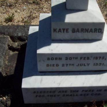 BARNARD Kate 1875-1931