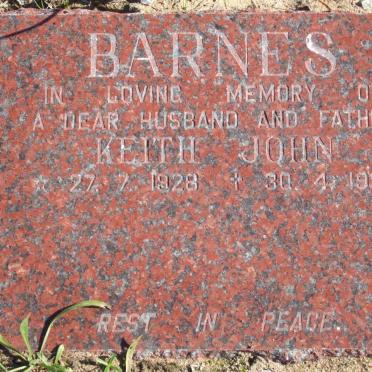 BARNES Keith John 1928-1995