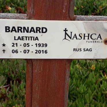BARNARD Laetitia 1939-2016