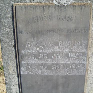 BRAND Susara 1870-1931