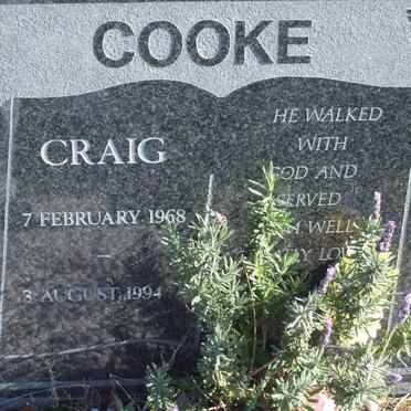 COOKE Craig 1968-1994