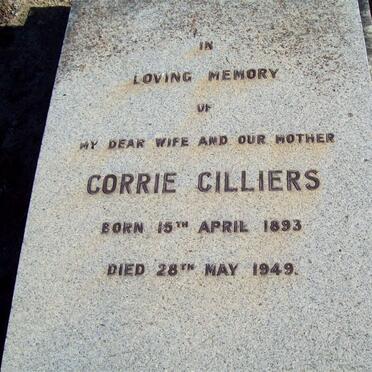 CILLIERS Corrie 1893-1949