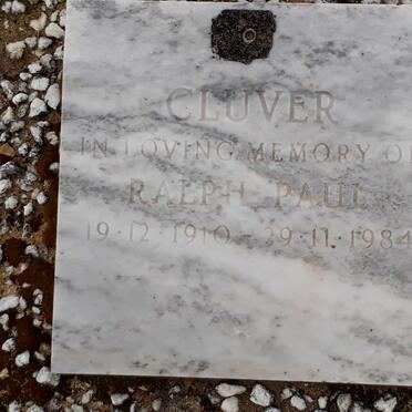 CLUVER Ralph Paul 1910-1984